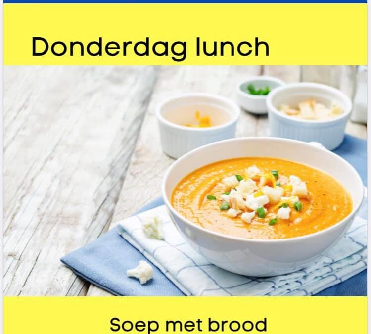 Donderdag lunch Buurtkamer Kasperspad